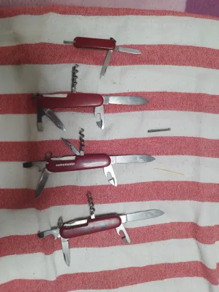 Lote 4 coltelli svizzeri