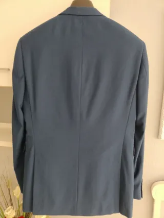Traje de chaqueta azul hombre