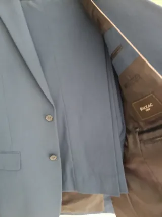 Traje de chaqueta azul hombre