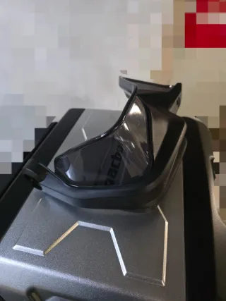 Cubremanos Moto Trail Negro/Gris.