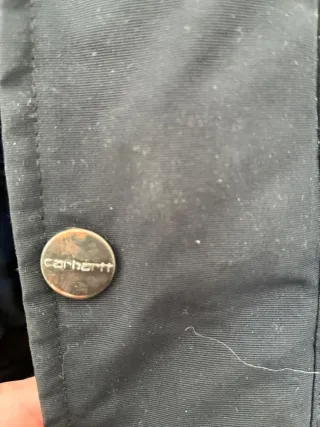 Abrigo Carhartt Negro con Capucha