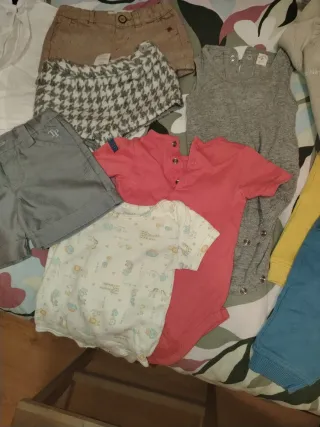 LOTE DE ROPA BEBÉ 3-6 MESES JERSEY BENETTON