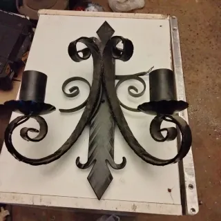 Se vende lampara de forja