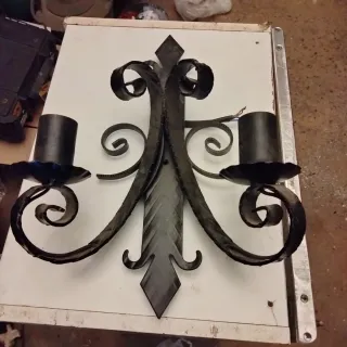 Se vende lampara de forja