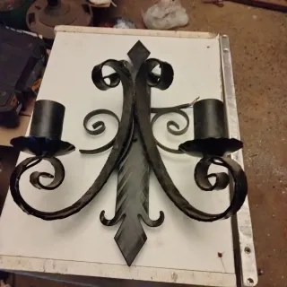 Se vende lampara de forja