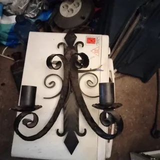 Se vende lampara de forja