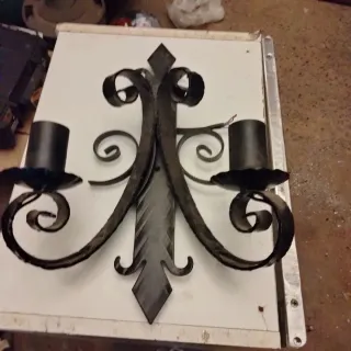 Se vende lampara de forja