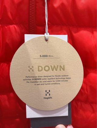 Chaqueta Haglöfs Roja con Capucha