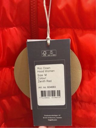 Chaqueta Haglöfs Roja con Capucha