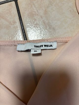 Tally Weijl body rosa e nero taglia XS