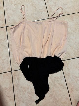 Tally Weijl body rosa e nero taglia XS