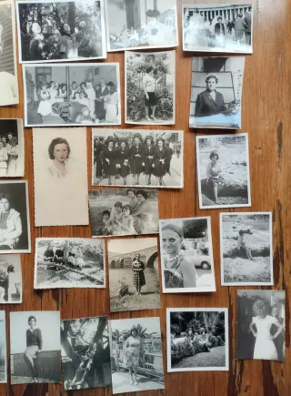 Lote fotografías antiguas de mujeres MZ.2