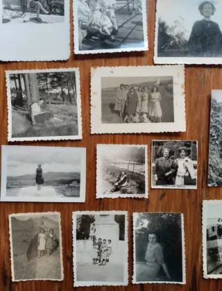 Lote fotografías antiguas de mujeres MZ.2