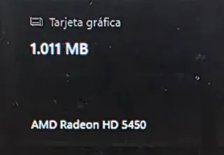 Tarjeta Gráfica Radeon HD 5450 1GB DDR3