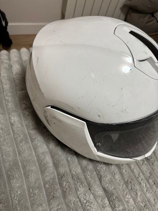 Casco de moto Scorpion blanco