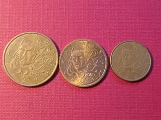 3 Céntimos Euro Francia 1999, 2000, 2007