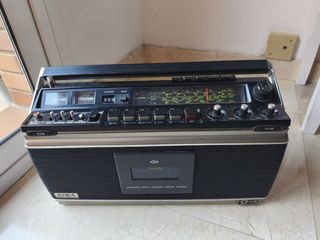 Radiocasete Aiwa Negro/Plateado