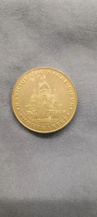 Medallas Turísticas Francia Notre Dame Sacré-Cœur