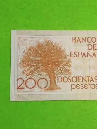 Billete 200 pesetas Banco de España 1980