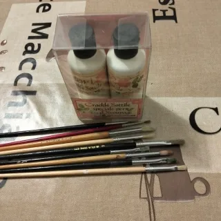 Kit Vernice Cracklé Sottile per Decoupage