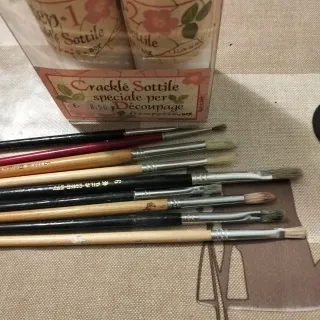 Kit Vernice Cracklé Sottile per Decoupage