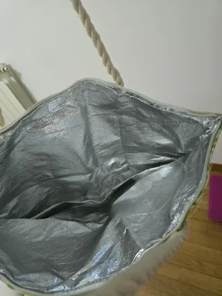 Borsa termica mare con pappagallo