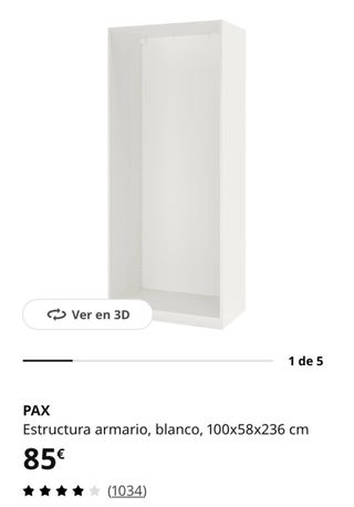 Armario PAX IKEA Blanco