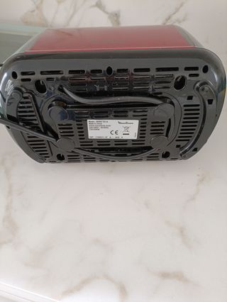 Tostadora Eléctrica Moulinex Negra/Roja
