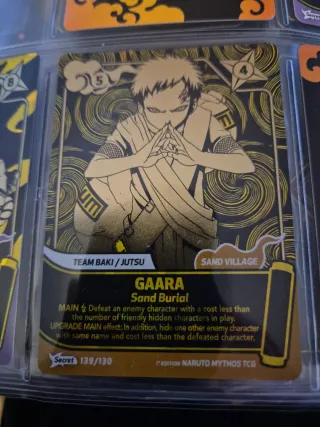 Gaara Sand Burial Naruto Mythos TCG 139/130