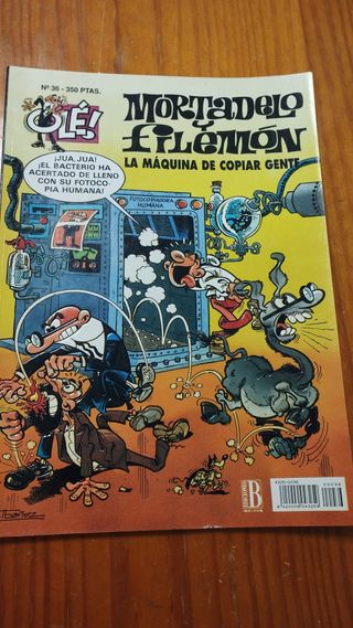 La máquina de copiar gente (Olé! Mortadelo 36) ...