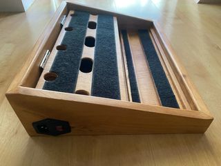 Pedalera personalizada madera guitarra/bajo