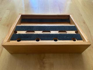 Pedalera personalizada madera guitarra/bajo