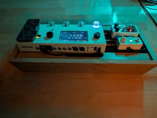 Pedalera personalizada madera guitarra/bajo