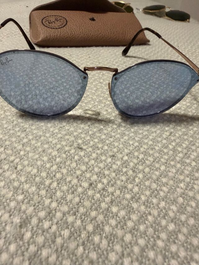 Gafas Ray-Ban Octagonales Doradas Verdes