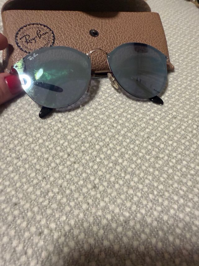 Gafas Ray-Ban Octagonales Doradas Verdes