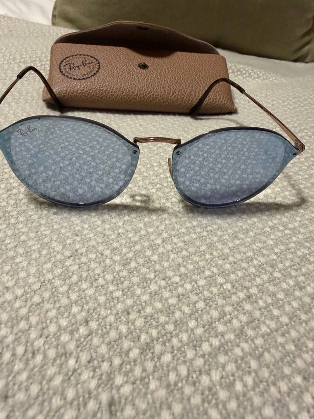 Gafas Ray-Ban Octagonales Doradas Verdes