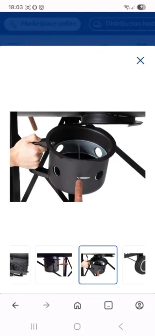 Barbacoa nueva sin estrenar