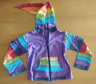 Sudadera infantil arcoíris 6-7 años