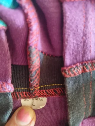 Sudadera infantil arcoíris 6-7 años