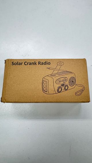Radio Portátil Manivela Solar USB Carga