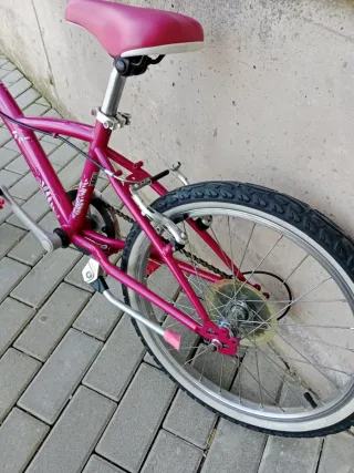 Bicicleta Btwin niña 20 rosa