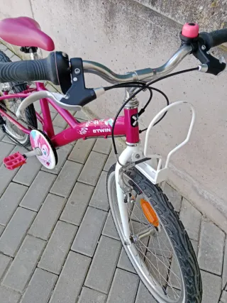 Bicicleta Btwin niña 20 rosa