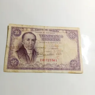 Lote Billetes Españoles Pesetas