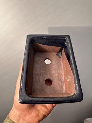 Maceta cerámica para bonsái 15x11cm