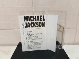 Casete Michael Jackson Bad de Turquía