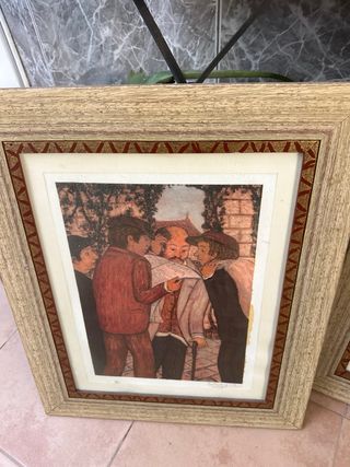 Lote de 6 cuadros decorativos