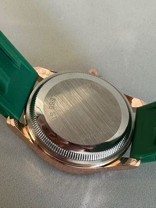 Seiko Mod Submariner Oro Rosa Arcoíris Cuarzo 40mm