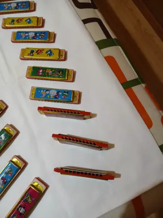 Lote 20 armónicas infantiles