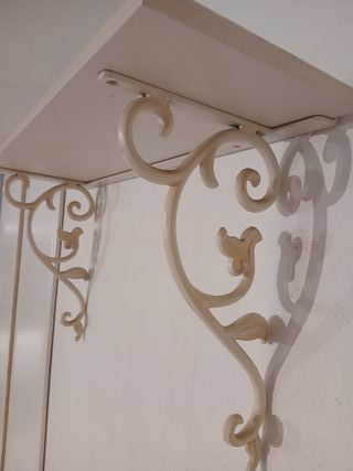 Estantería Hierro Forjado Beige