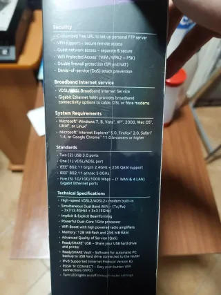 Router Modem Netgear Nighthawk AC1900 D7000